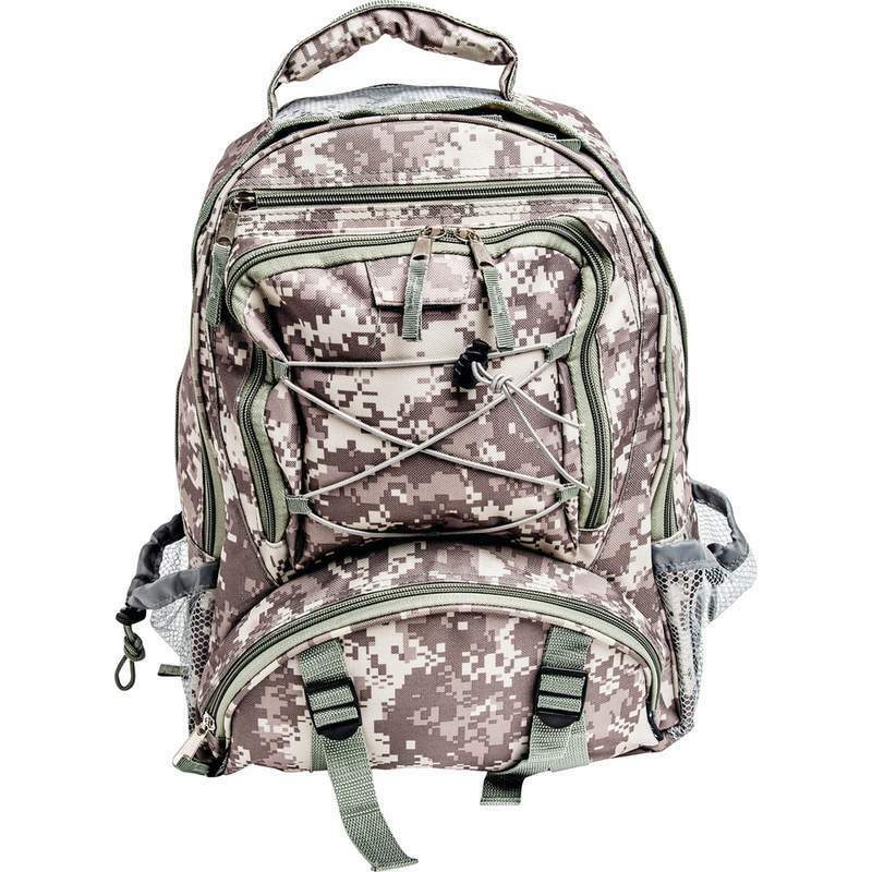 Brand New:  Extreme Pak™ Digital Camo Water-Resistant Backpack.   LUBPSD