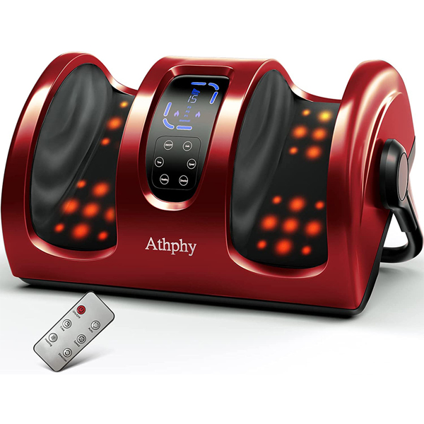Brand New:  Athphy Foot Massager with Heat & Remote 5-in-1 Reflexology System.   SPU:BESAARUXTT
